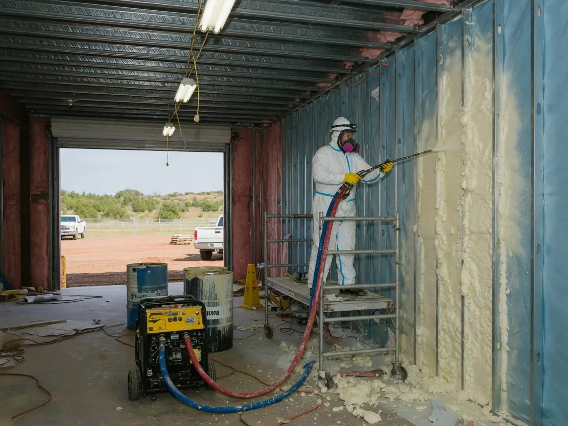 spray foam insulation in Tulsa