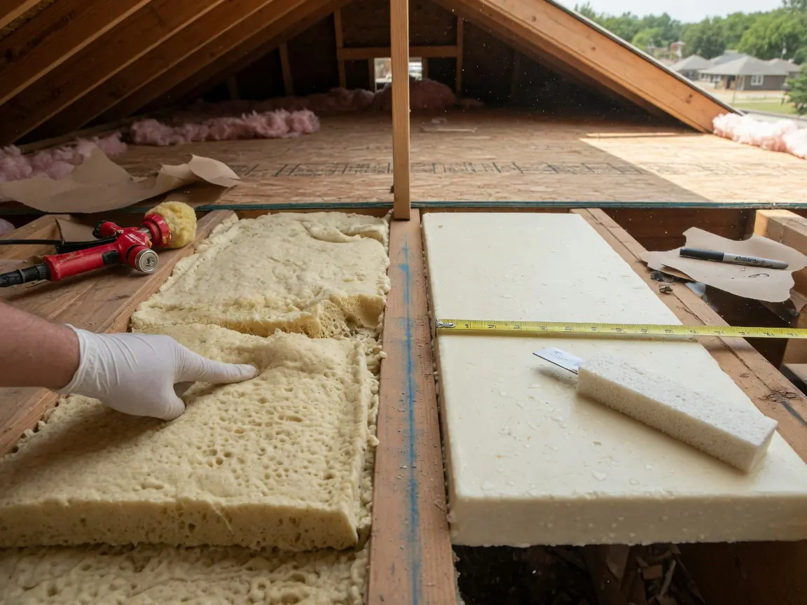 Spray foam insulation project in Broken Arrow, OK