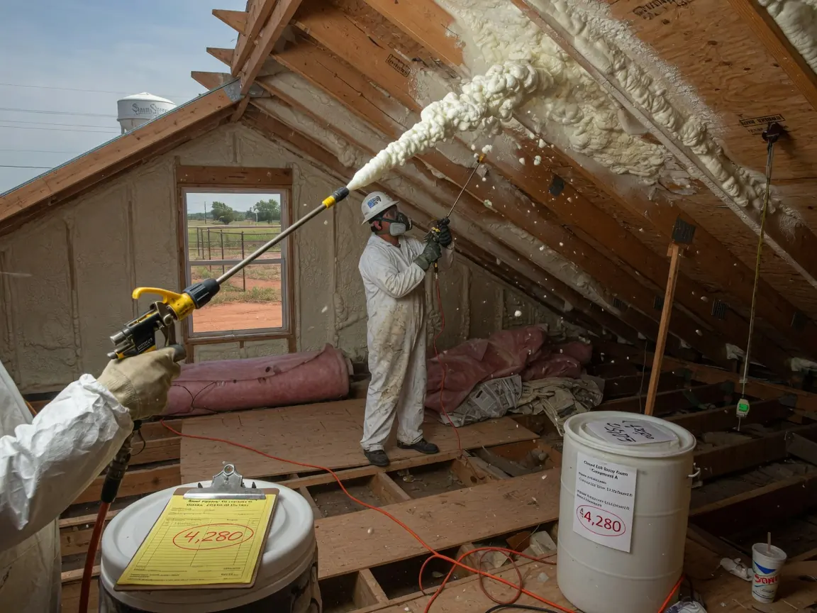 spray foam insulation in Glenpool