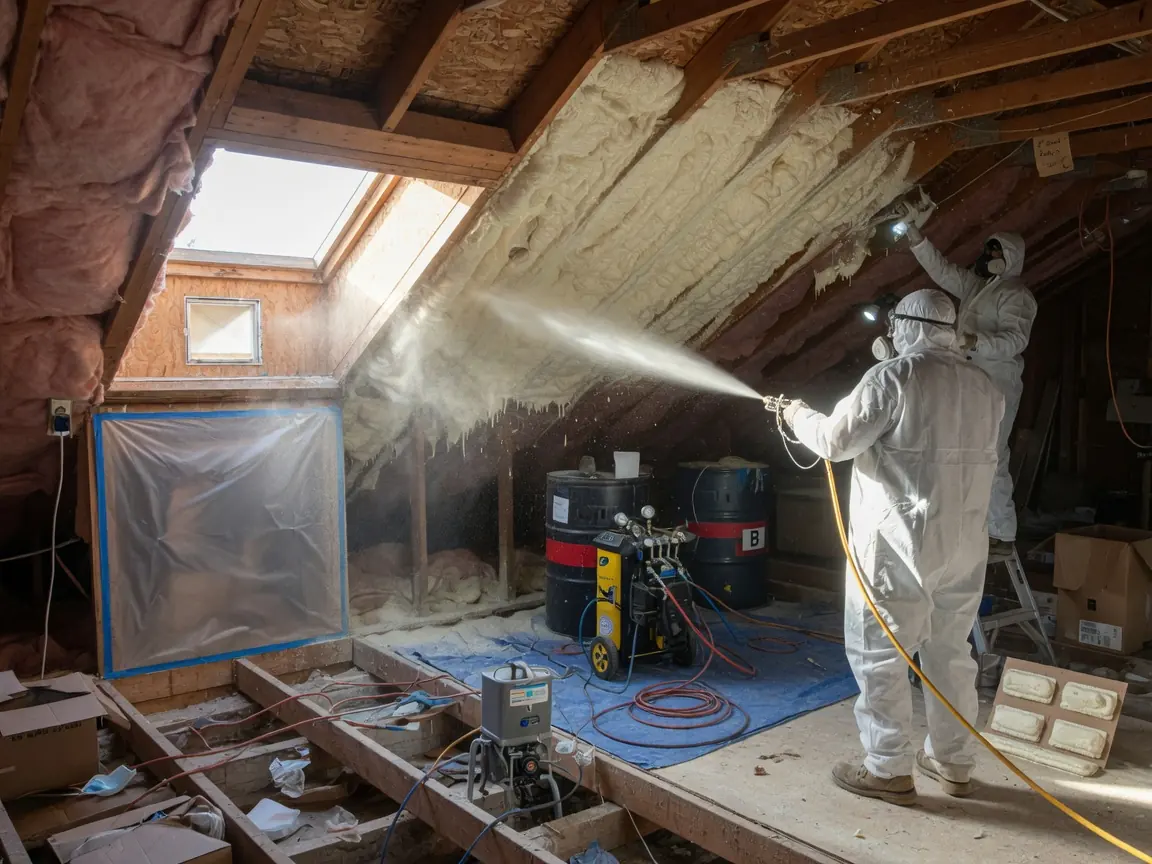 What to Expect During a Spray Foam Insulation Installation